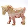 Cheval en pierre de stéatite sculptée de Bolivie - 1