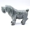 Figurine de chien sculptée en stéatite bolivienne - 1