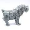 Figurine de chien sculptée en stéatite bolivienne - 3