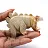 Stégosaure en stéatite de Bolivie : figurine préhistorique