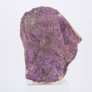 Purpurite brute portugaise – Minéral de collection sur socle