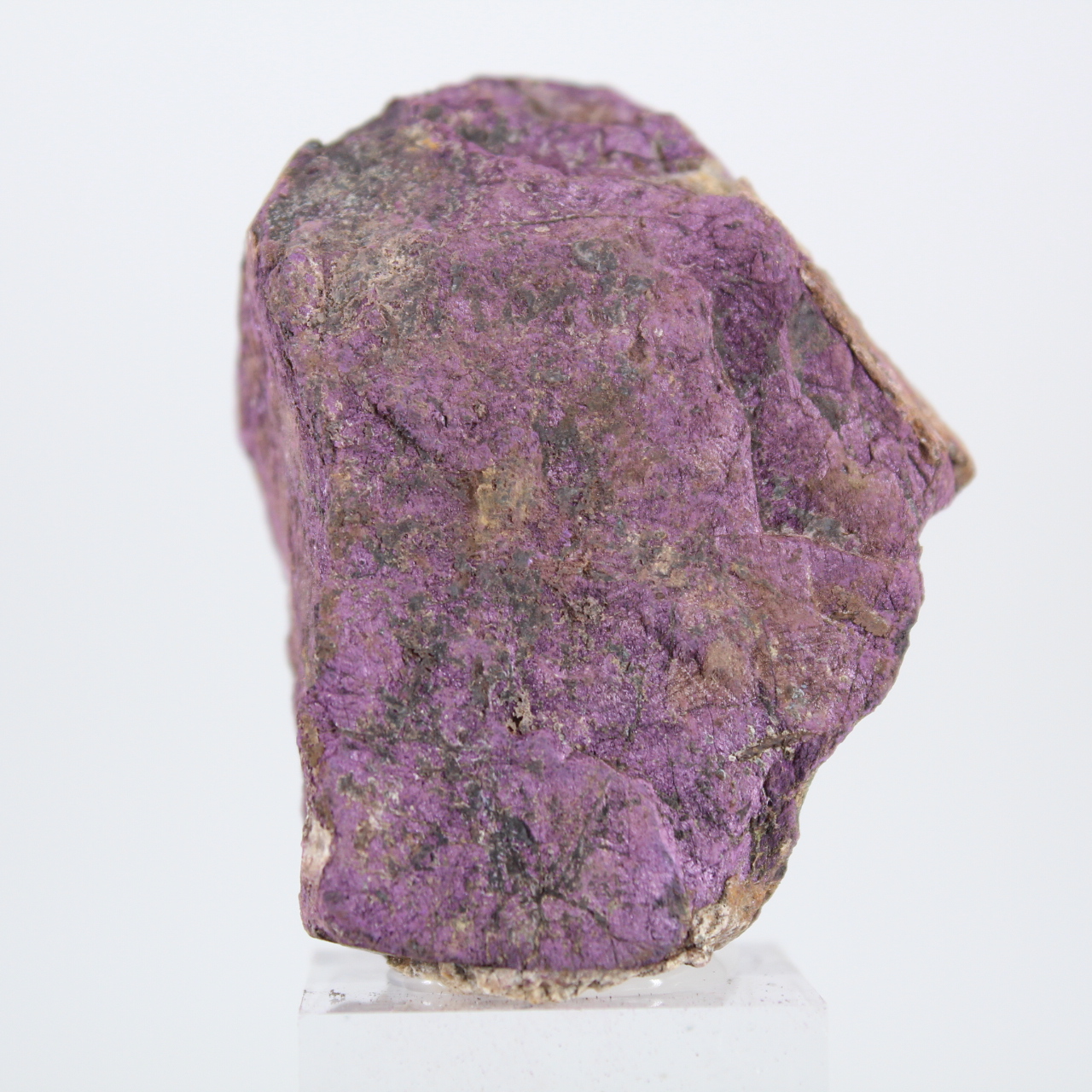 Purpurite brute portugaise – Minéral de collection sur socle