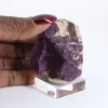 Purpurite portugaise – Spécimen brut de phosphate sur socle - 1