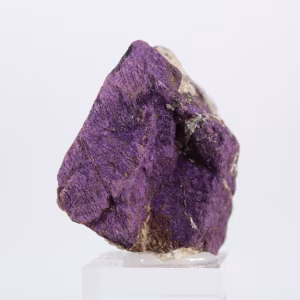 Purpurite portugaise – Spécimen brut de phosphate sur socle