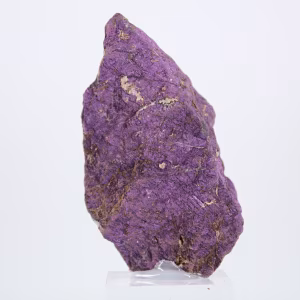 Purpurite brute du Portugal – Minéral naturel sur support