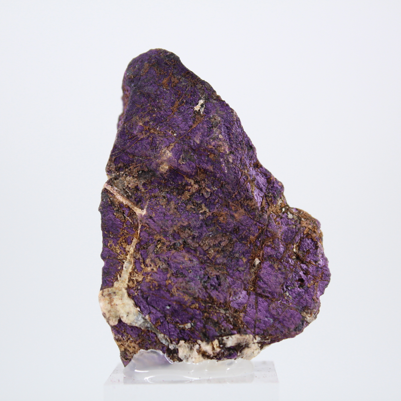 Purpurite du Portugal brute – Pièce de collection montée sur socle